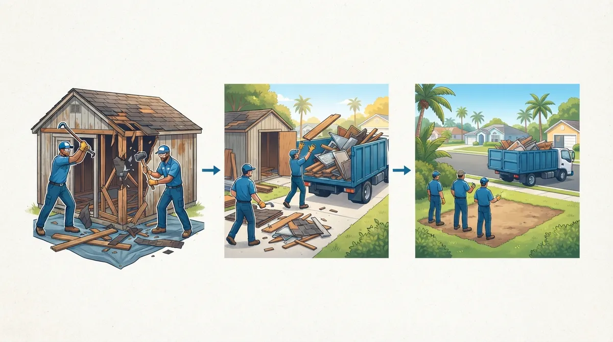 shed demolition Brandon FL