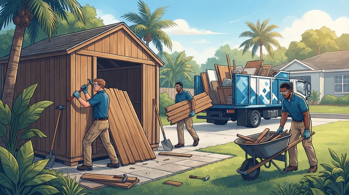 shed demolition Brandon FL