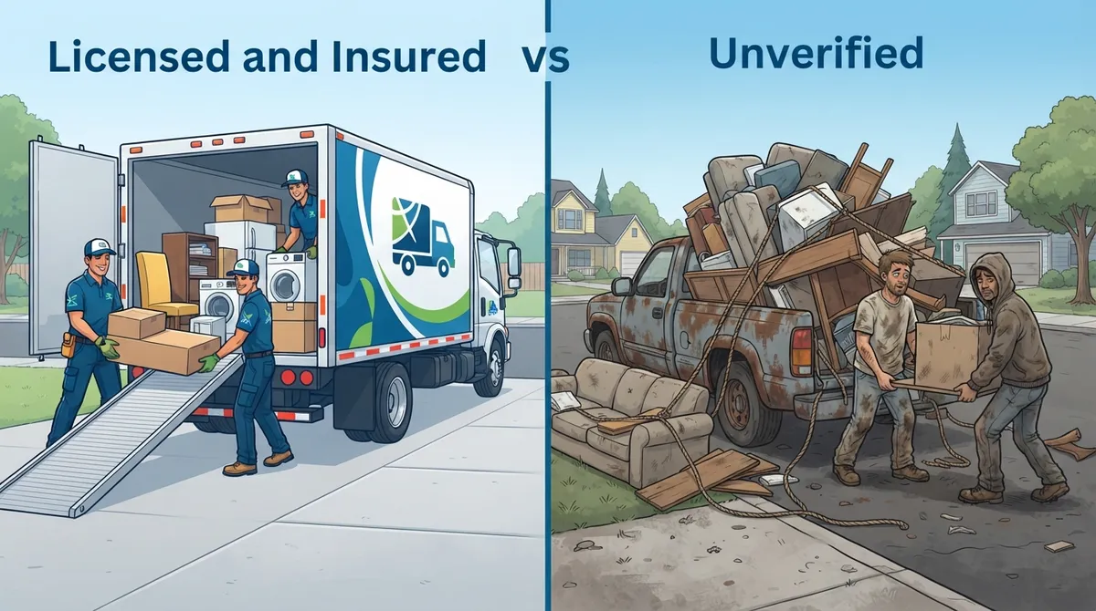 licensed and insured junk removal Brandon