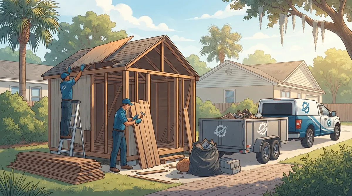 shed removal Brandon FL