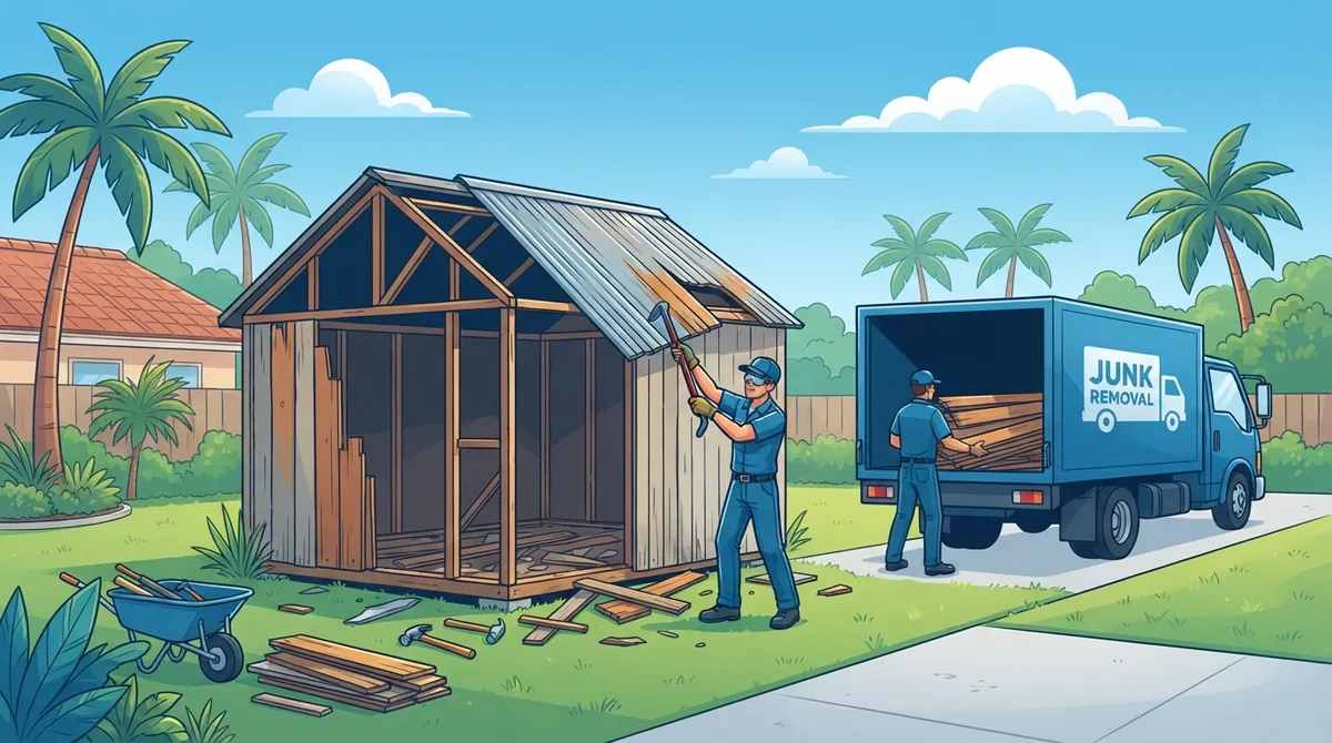 shed removal Brandon FL