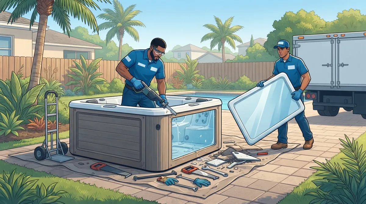 hot tub removal Brandon FL